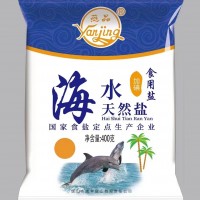 燕晶海水天然鹽（加碘）400g